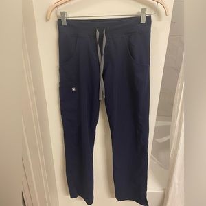 Figs navy scrub pants